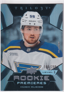 2023-24 UD Trilogy - Hugh McGing - Rookie Premieres Level 3 /299