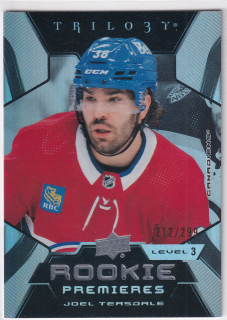 2023-24 UD Trilogy - Joel Teasdale - Rookie Premieres Level 3 /299