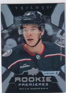 2023-24 UD Trilogy - Billy Sweezey - Rookie Premieres Level 3 /299