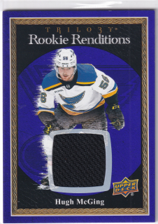 2023-24 UD Trilogy - Hugh McGing - Rookie Renditions Blue Jersey