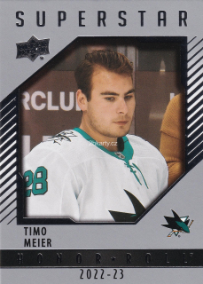 2022-23 UD Series 1 - Timo Meier - Honor Roll