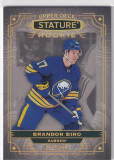 2022-23 UD Stature - Brandon Biro - Rookie /399