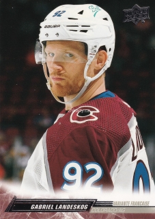 2022-23 UD Series 1 - Gabriel Landeskog - French
