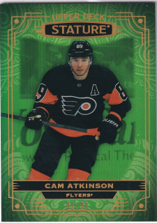 2022-23 UD Stature - Cam Atkinson - Green /99