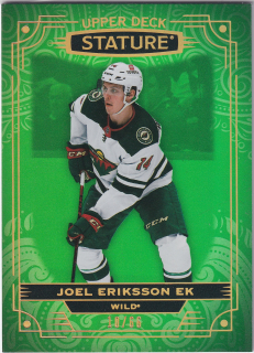2022-23 UD Stature - Joel Eriksson Ek - Photo Variant Green /66