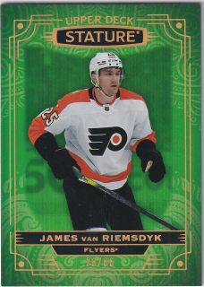 2022-23 UD Stature - James van Riemsdyk - Photo Variant Green /66