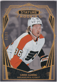 2022-23 UD Stature - Linus Sandin - Rookie Design Variant /65