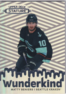 2022-23 UD Stature - Matty Beniers - Wunderkind