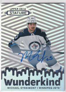 2022-23 UD Stature - Michael Eyssimont - Wunderkind Autographs