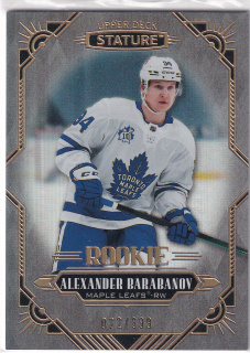 2020-21 UD Stature - Alexander Barabanov - Rookie