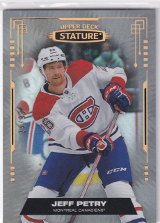 2021-22 UD Stature - Jeff Petry - Photo Variant /99