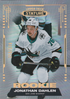 2021-22 UD Stature - Jonathan Dahlen - Rookie /399 #103