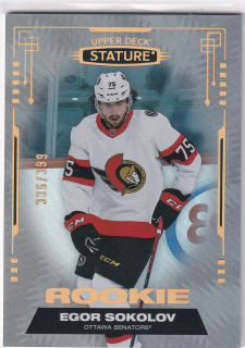2021-22 UD Stature - Egor Sokolov - Rookie /399