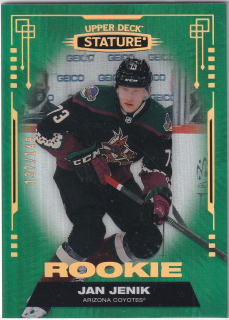 2021-22 UD Stature - Jan Jeník - Rookie Green /149