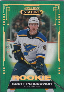 2021-22 UD Stature - Scott Perunovich - Rookie Green /149