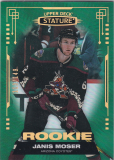 2021-22 UD Stature - Janis Moser - Rookie Green /149