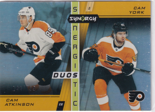 2021-22 UD Synergy - Cam Atkinson, Cam York - Synergistic Duos /799
