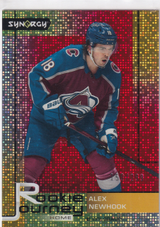 2021-22 UD Synergy - Alex Newhook - Rookie Journey Home Red /299