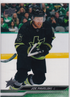 2023-24 UD Series 1 - Joe Pavelski - Clear Cut