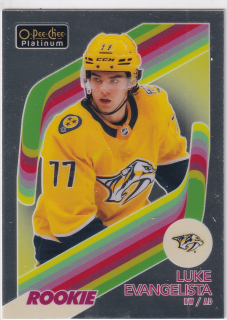 2023-24 UD O-Pee-Chee Platinum - Luke Evangelista - Rookie Retro