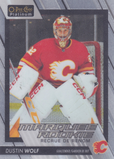 2023-24 UD O-Pee-Chee Platinum - Dustin Wolf - Marquee Rookie #240