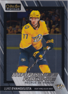 2023-24 UD O-Pee-Chee Platinum - Luke Evangelista - Marquee Rookie