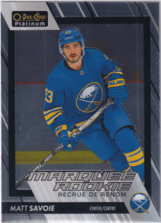 2023-24 UD O-Pee-Chee Platinum - Matt Savoie - Marquee Rookie