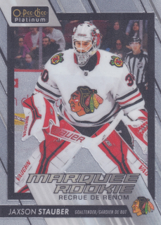 2023-24 UD O-Pee-Chee Platinum - Jaxson Stauber - Marquee Rookie #252