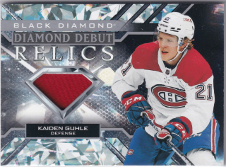2022-23 UD Black Diamond - Kaiden Guhle - Diamond Debut Relics