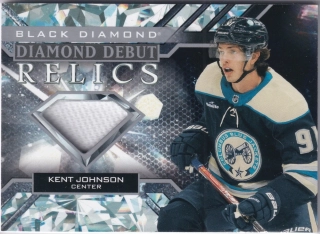 2022-23 UD Black Diamond - Kent Johnson - Diamond Debut Relics
