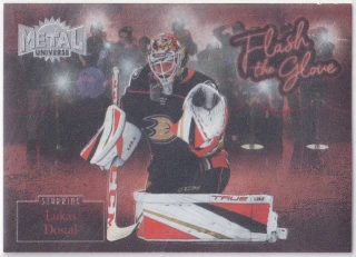 2022-23 UD Skybox Metal Universe - Lukáš Dostál - Flash The Glove #FL-39