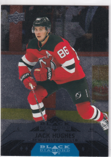 2023-24 UD Extended Series - Jack Hughes - Black Diamond Retro