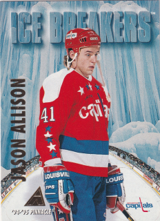 1994-95 Pinnacle - Jason Allison - Ice Breakers