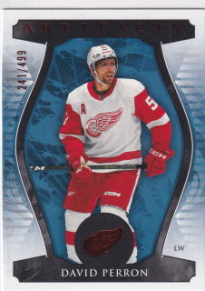 2023-24 UD Artifacts - David Perron - Ruby /499