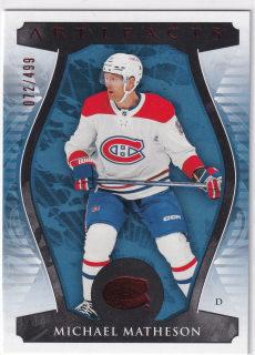 2023-24 UD Artifacts - Michael Matheson - Ruby /499