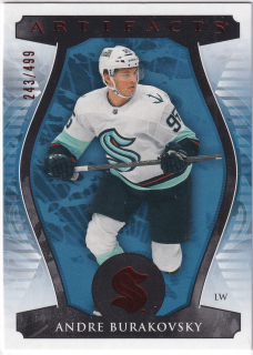 2023-24 UD Artifacts - Andre Burakovsky - Ruby /499
