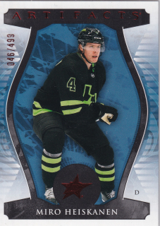 2023-24 UD Artifacts - Miro Heiskanen - Ruby /499