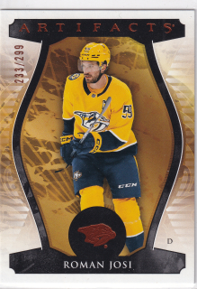 2023-24 UD Artifacts - Roman Josi - Copper /299