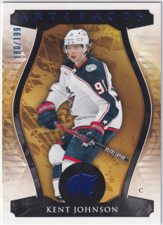 2023-24 UD Artifacts - Kent Johnson - Royal Blue /199
