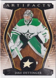 2023-24 UD Artifacts - Jake Oettinger - Leather