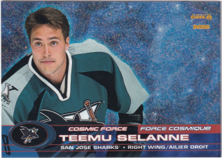 2001-02 Pacific Prism Gold McDonald's - Teemu Selanne - Cosmic Force