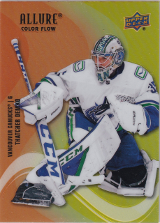 2022-23 UD Allure - Thatcher Demko - Color Flow Orange-Yellow