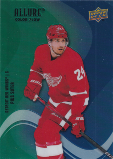2022-23 UD Allure - Pius Suter - Color Flow Green-Blue