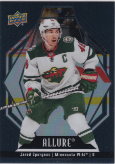 2022-23 UD Allure - Jared Spurgeon - Black Rainbow