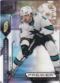 2021-22 UD Premier - Ryan Merkley - Rookie Gold /199