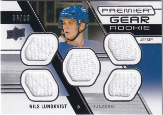 2021-22 UD Premier - Nils Lundkvist - Premier Gear Rookie /99