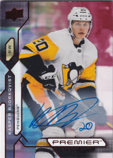 2021-22 UD Premier - Kasper Bjorkqvist - Autograph
