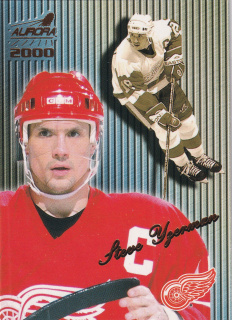 1999-00 Pacific Aurora - Steve Yzerman - Striped
