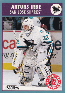 1992-93 Score Canadian - Arturs Irbe