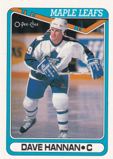 1990-91 O-Pee-Chee - Dave Hannan